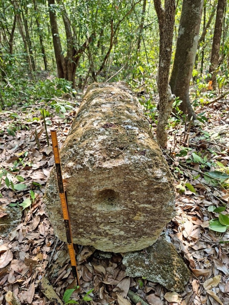 COLUMNA DE PIEDRA DESCUBIERTA