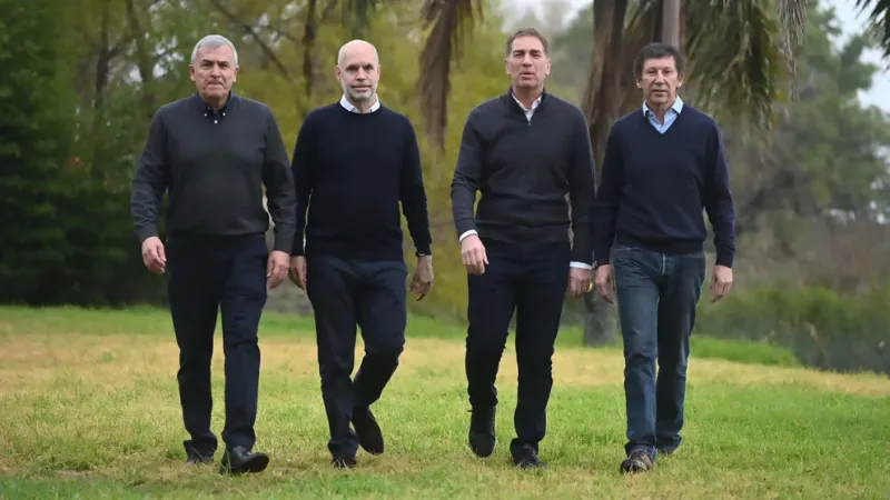 Morales, Larreta, Santilli y Posse