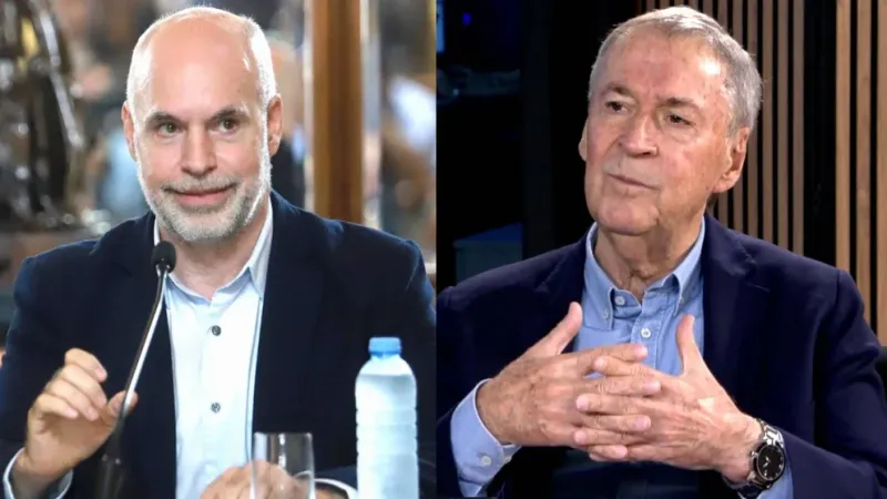 Horacio Rodríguez Larreta y Juan Schiaretti