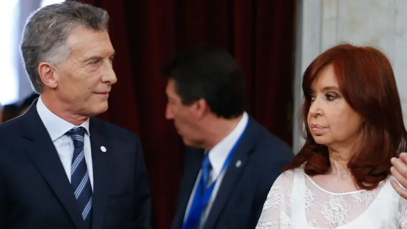 Mauricio Macri y Cristina Kirchner, referentes de Juntos por el Cambio y del Frente de Todos