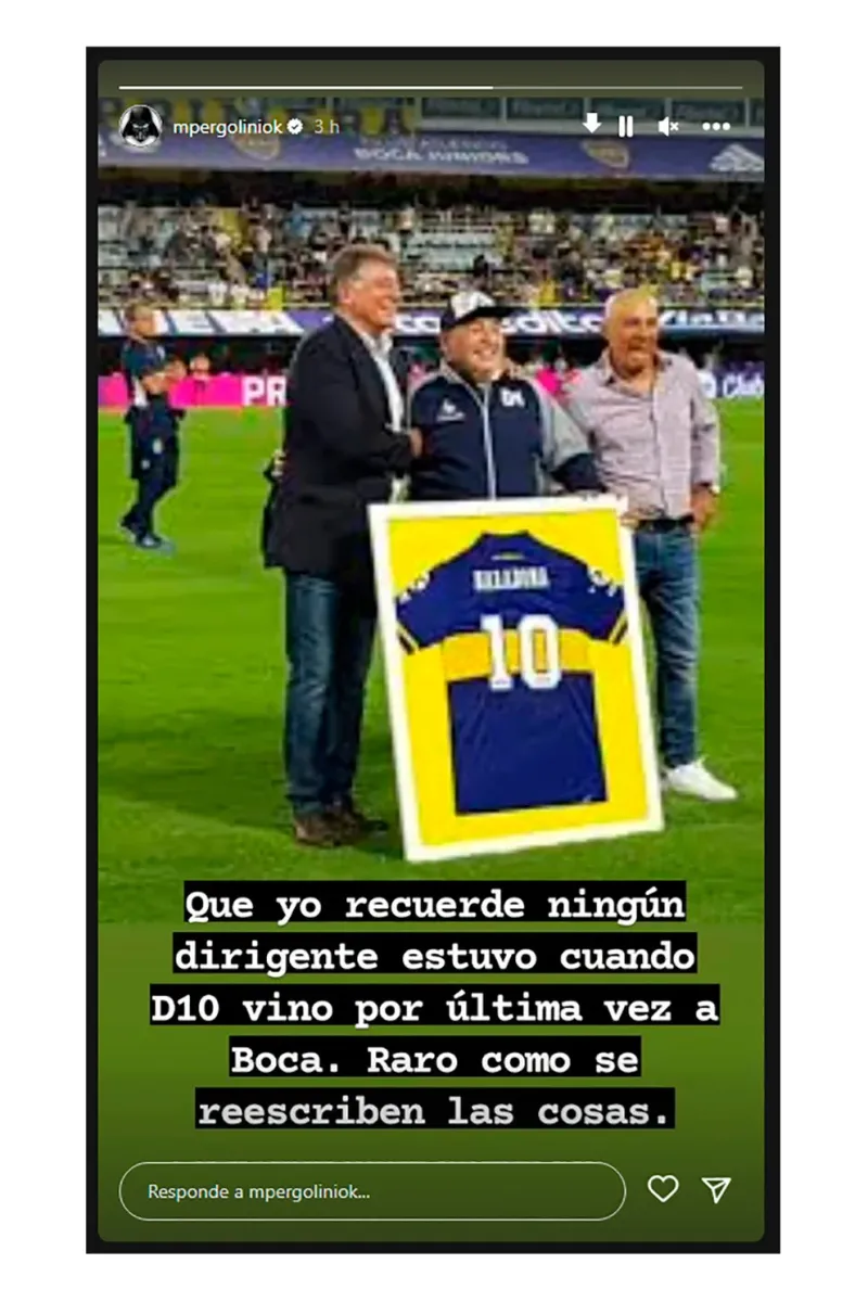 Pergolini disparó con una historia de Instagram