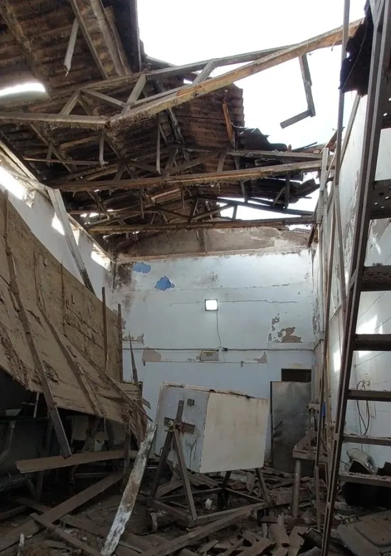 Planta Quescor destruida por una explosión