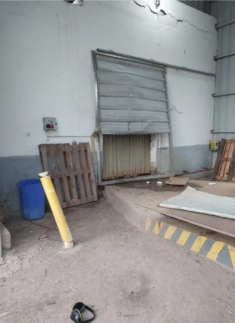 Planta Quescor destruida por una explosión