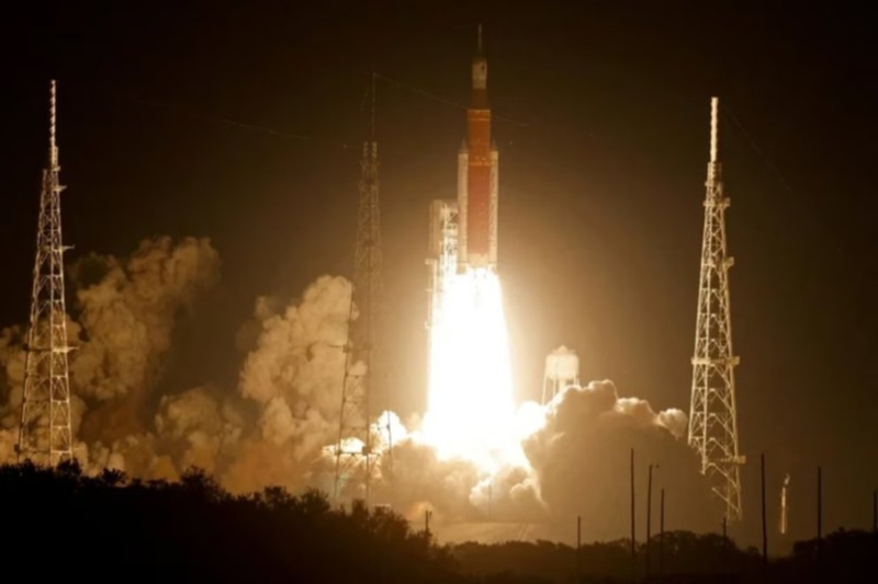 Cohete Space Launch System (SLS), lanzado el año pasado.