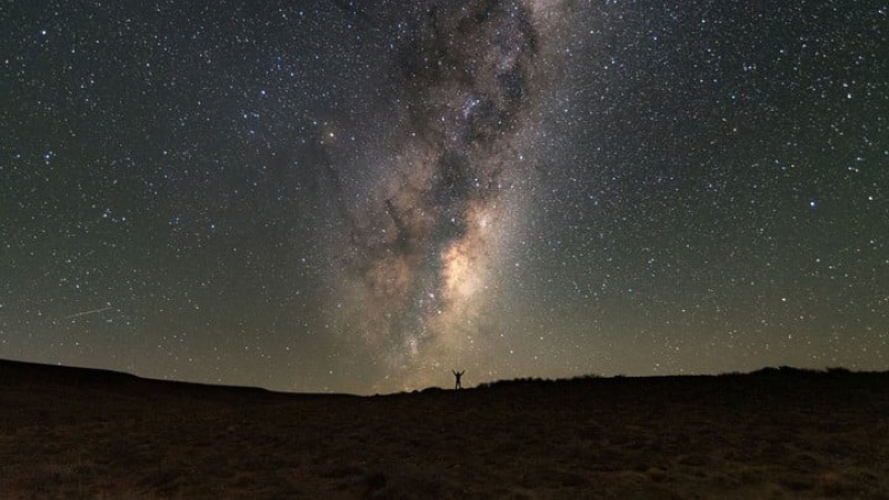 Las estrellas, en la zona, parecen al