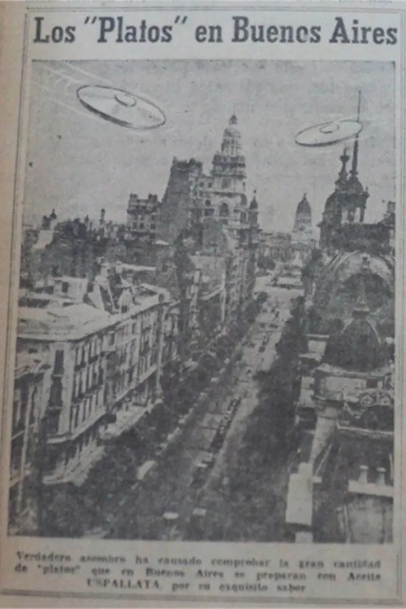 ”Verdadero asombro ha causado comprobar la gran cantidad de ´platos´ que en Buenos Aires se preparan con Aceite USPALLATA, por su exquisito sabor”, decía una publicidad del diario La Nación el 26 de julio de 1947