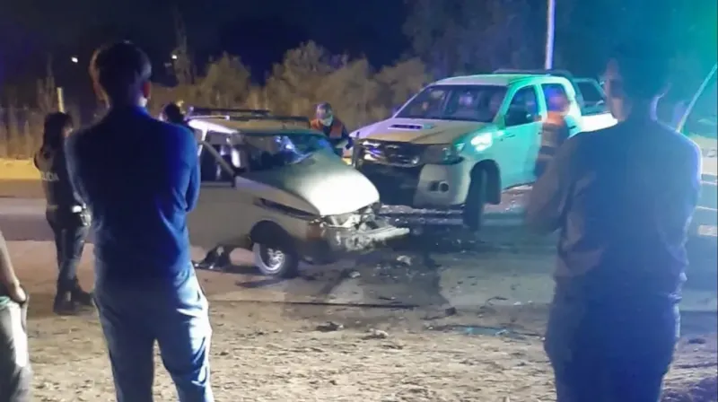 Una de las imágenes que dejó el siniestro en la Zona Este. (Foto: gentileza Mega Noticias Mendoza)