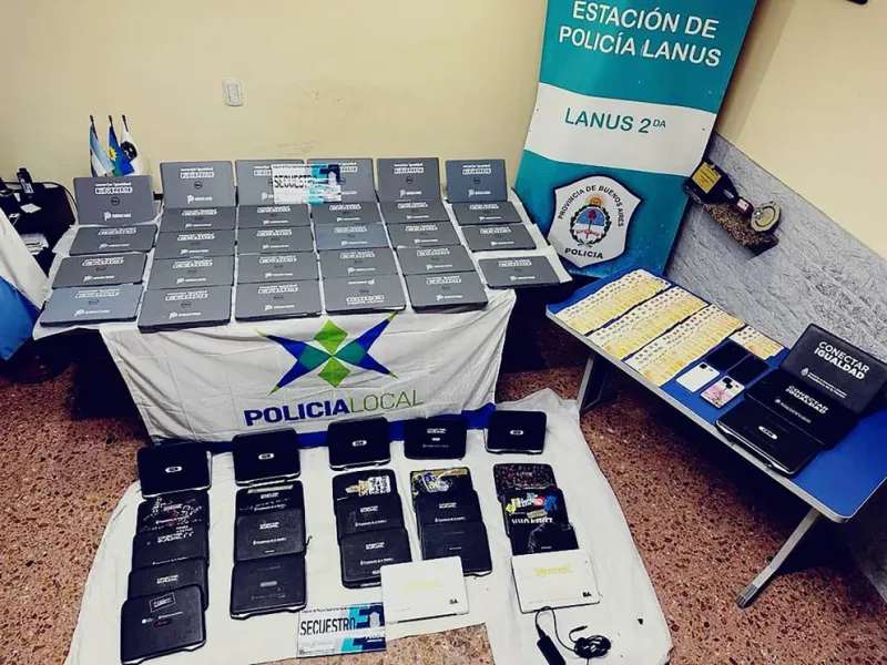 La Policía incautó los dispositivos robados