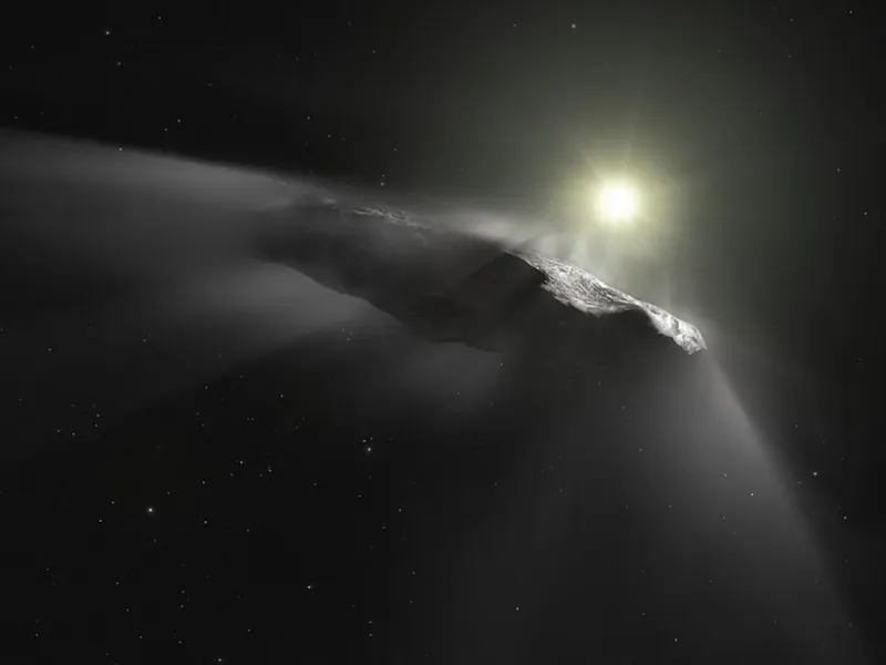 Oumuamua es un objeto que no se originó en nuestro Sistema Solar (ESA/Hubble, NASA, ESO, M. Kornmesser)