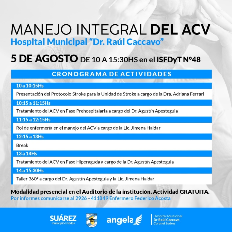 Salud: jornada integral de manejo del ACV