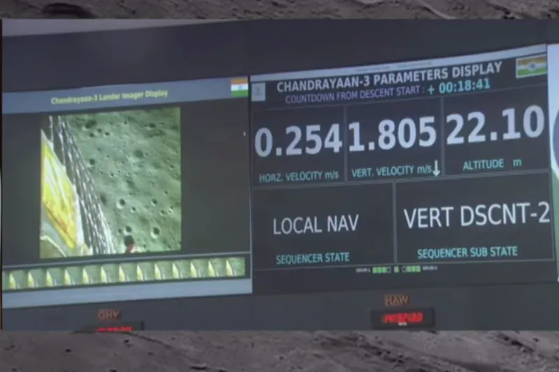 La India se convirtió en la cuarta nación del mundo, junto con EEUU, Rusia y China, en marcar su presencia en la Luna (ISRO/ Europa Press)