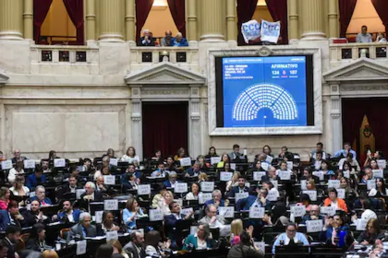  El tablero de la votación, esta noche en la Cámara baja