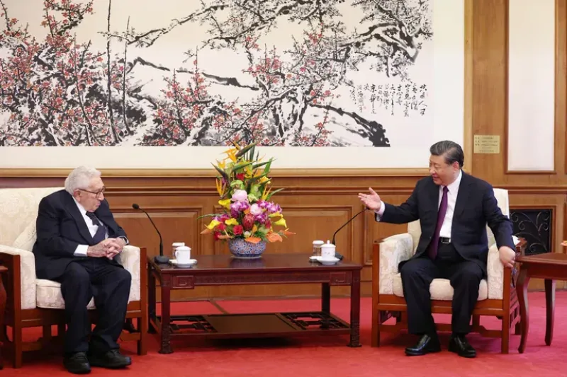 Recibido por el presidente Chino, Xi Jinping, en Beijing, el 20 de julio de 2023 (China Daily via REUTERS)
