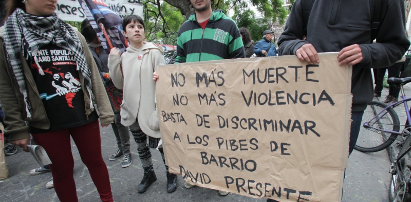 Una de las marchas de los familiares de Moreira.