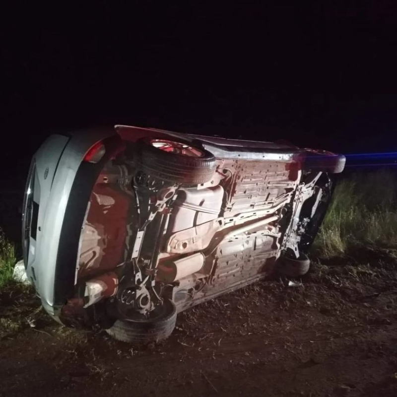 Despistó, volcó y falleció: Perdió la vida al bajar de la ruta 33 a un camino vecinal