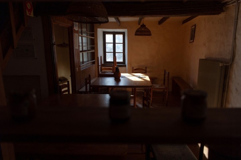   El comedor en la Bastide donde solían estar Alex y su abuelo. Foto: Matthieu Rondel / AFP