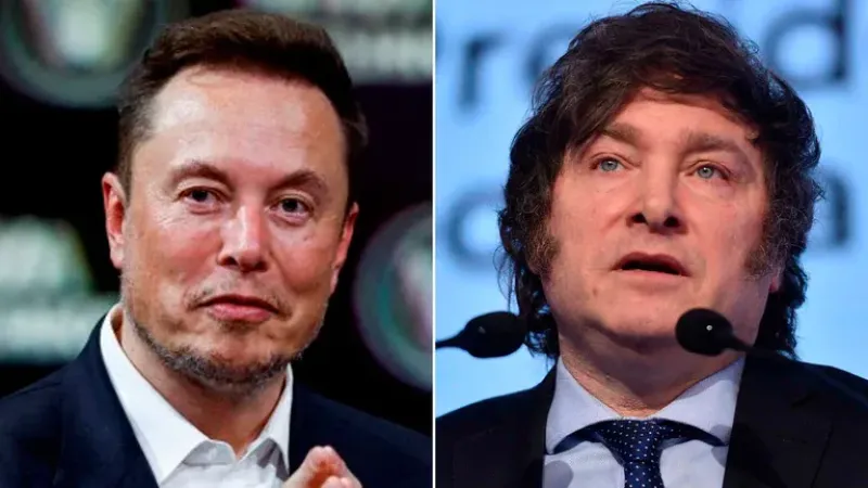 Elon Musk y Javier Milei