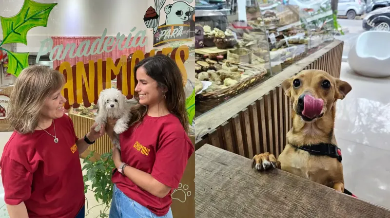 Madre e hija, al frente de la panadería saludable para perros y gatos. (Foto: Instagram / @chumbis.ok)