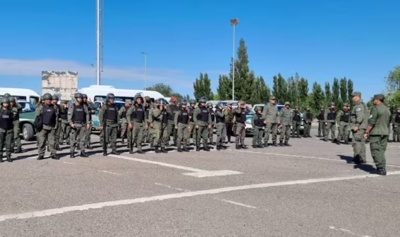 Policía de la región afectada al operativo antipiquetes