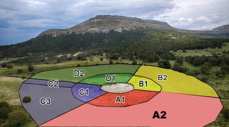   Las diferentes zonas del cementerio. Foto: ACSH