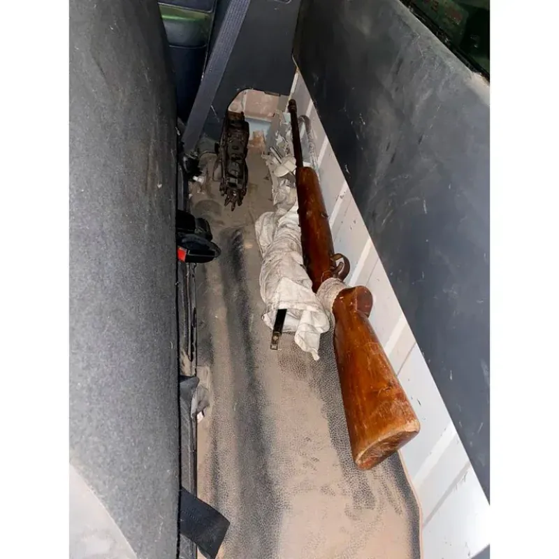 La carabina calibre 22 que Francisco Reddy habría usado en la masacre de Chascomús