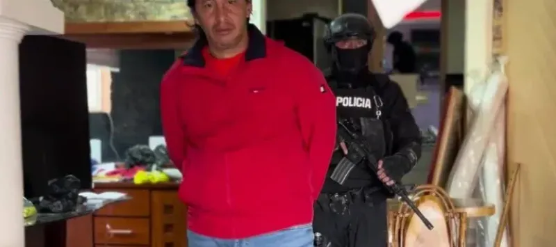  Fabricio Colón Pico, líder de Los Lobos en Quito, se fugó de su celda este martes, en medio de la ola de violencia (Policía Nacional)