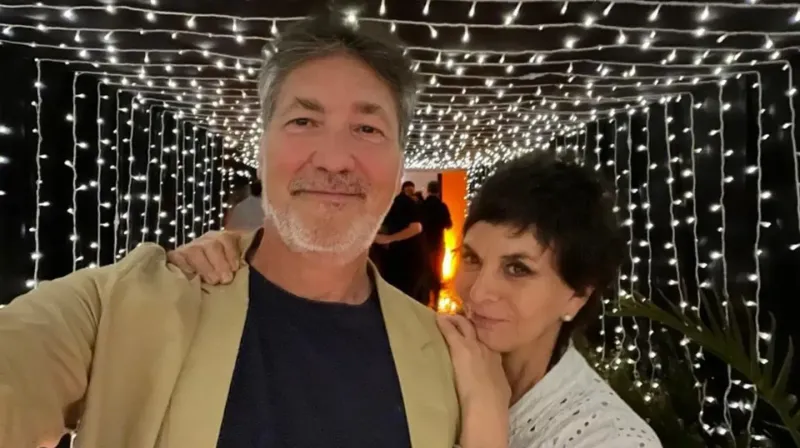 Mónica Gutiérrez junto a su marido (Foto: Instagram / monigps)