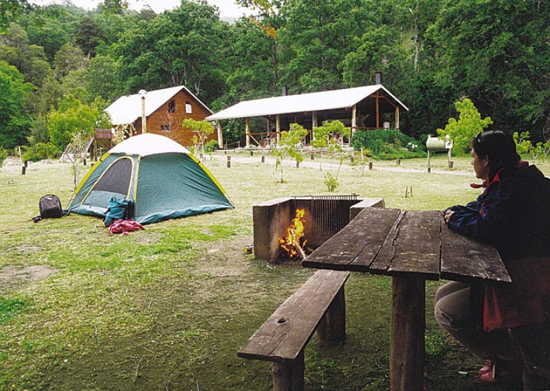   Camping Quila Quina, en San Martín de los Andes, Neuquén.