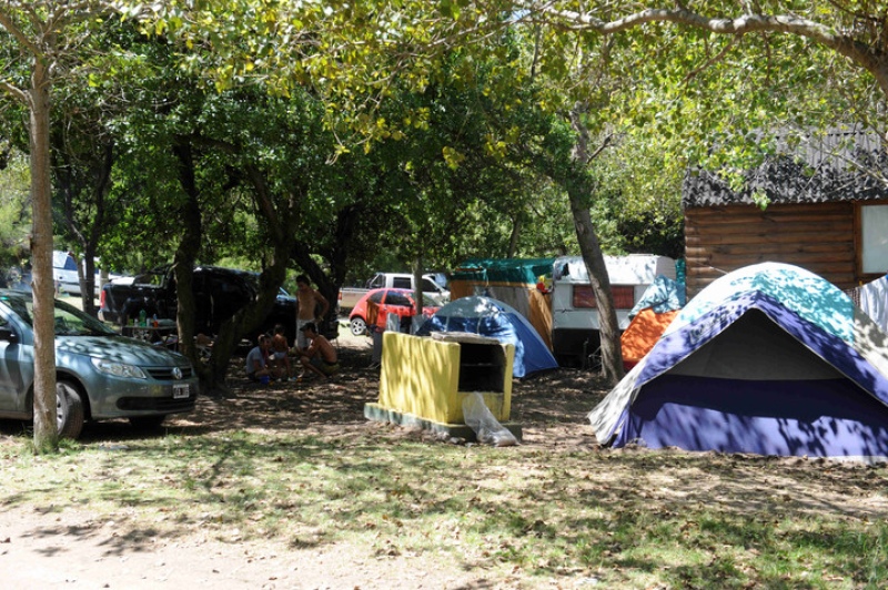   Camping Miguel Lillo, en Necochea. Foto de Guillermo Rodriguez Adami.