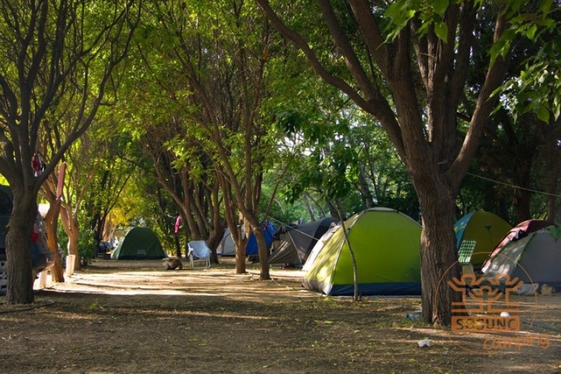   Camping SOSUNC, en Las Grutas, Río Negro.