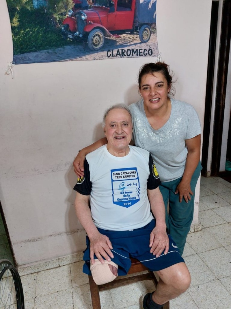 José Luis Morante junto a su hija Gloria