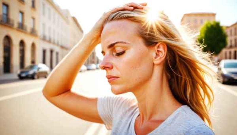 El estrés térmico puede provocar confusión, náuseas y desmayos cuando el cuerpo supera su temperatura límite (Imagen ilustrativa Infobae).