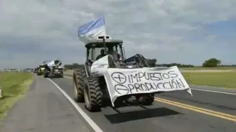  Tractorazo del campo del primero de febrero del 2020, en rechazo a la suba de impuestos de Kicillof.