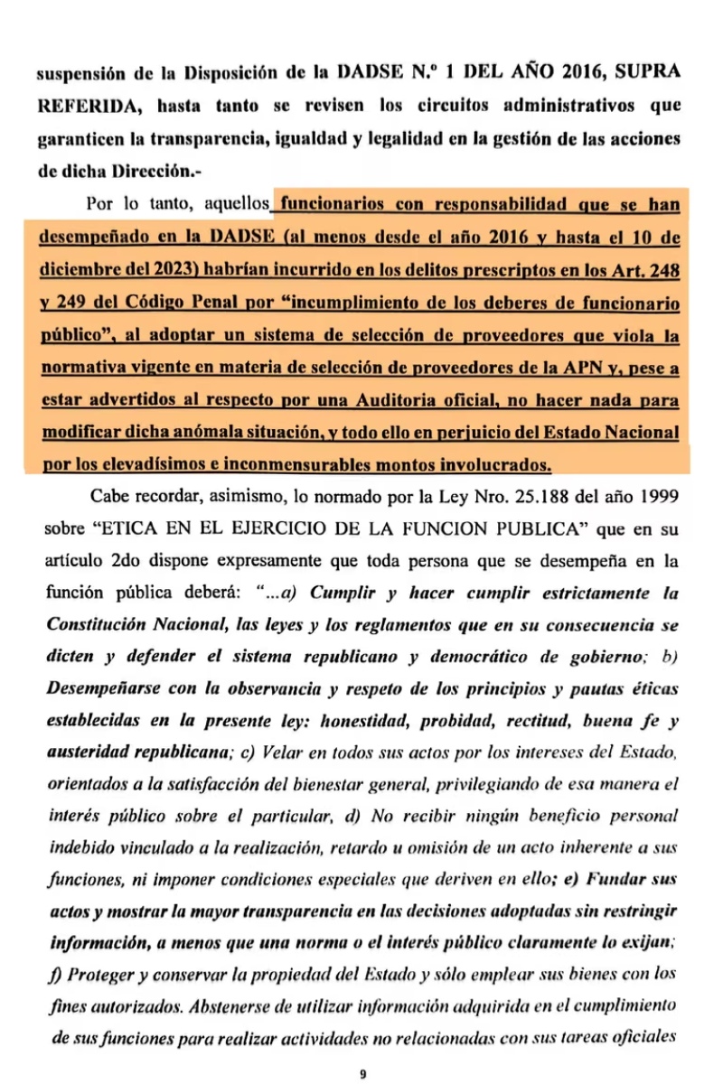  La denuncia de Capital Humano ante el juez federal Julián Ercolini (Fuente)