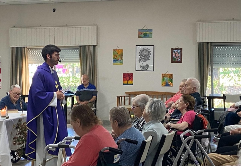 El Hogar Domingo Goñi celebró su 76° aniversario con una misa de acción de gracias