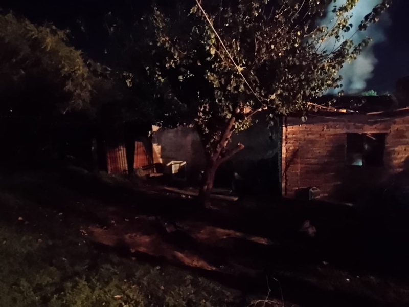 Esta madrugada hubo un principio de incendio en una vivienda de calle Baigorria