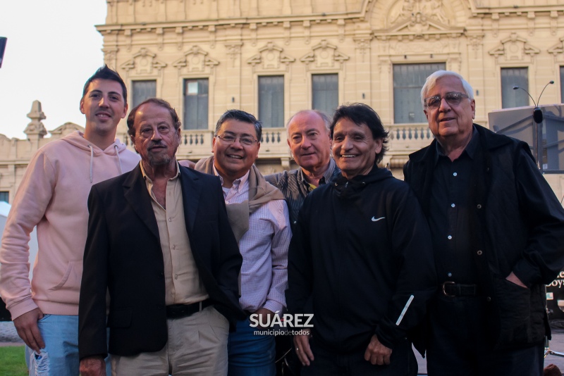 Los fabulosos “Merry Boys” recibieron la ovación de su pueblo en la distinción a la trayectoria musical