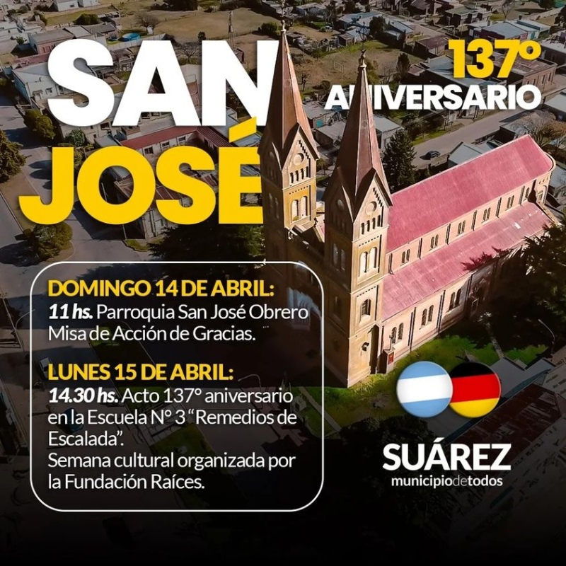 San José celebra su 137° aniversario