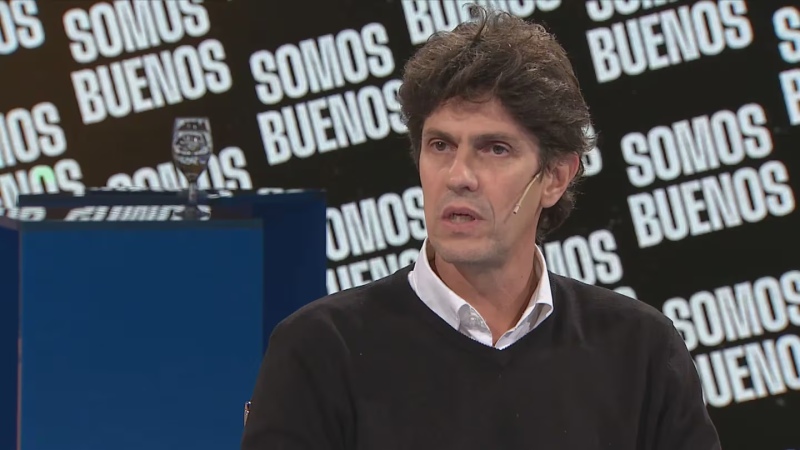 Martín Lousteau habló sobre la Ley Bases, en Somos Buenos, por TN (Foto: captura TN).